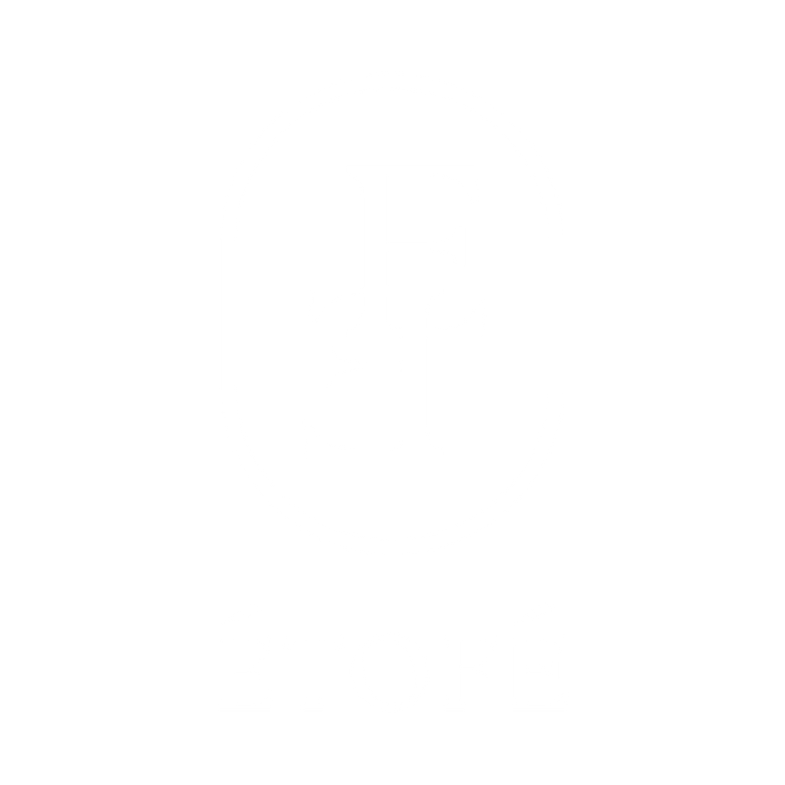 Logo blanc de la marque ÉTOFÉ sur fond transparent, symbole de l’upcycling textile made in France.